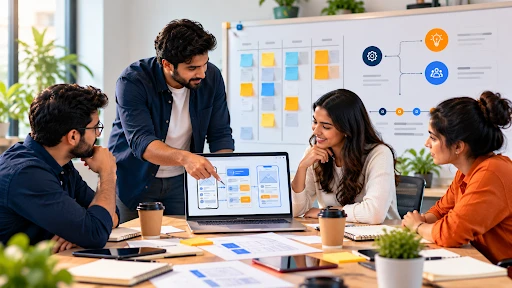 Collaborative agile delivery model with bi-weekly sprint demos