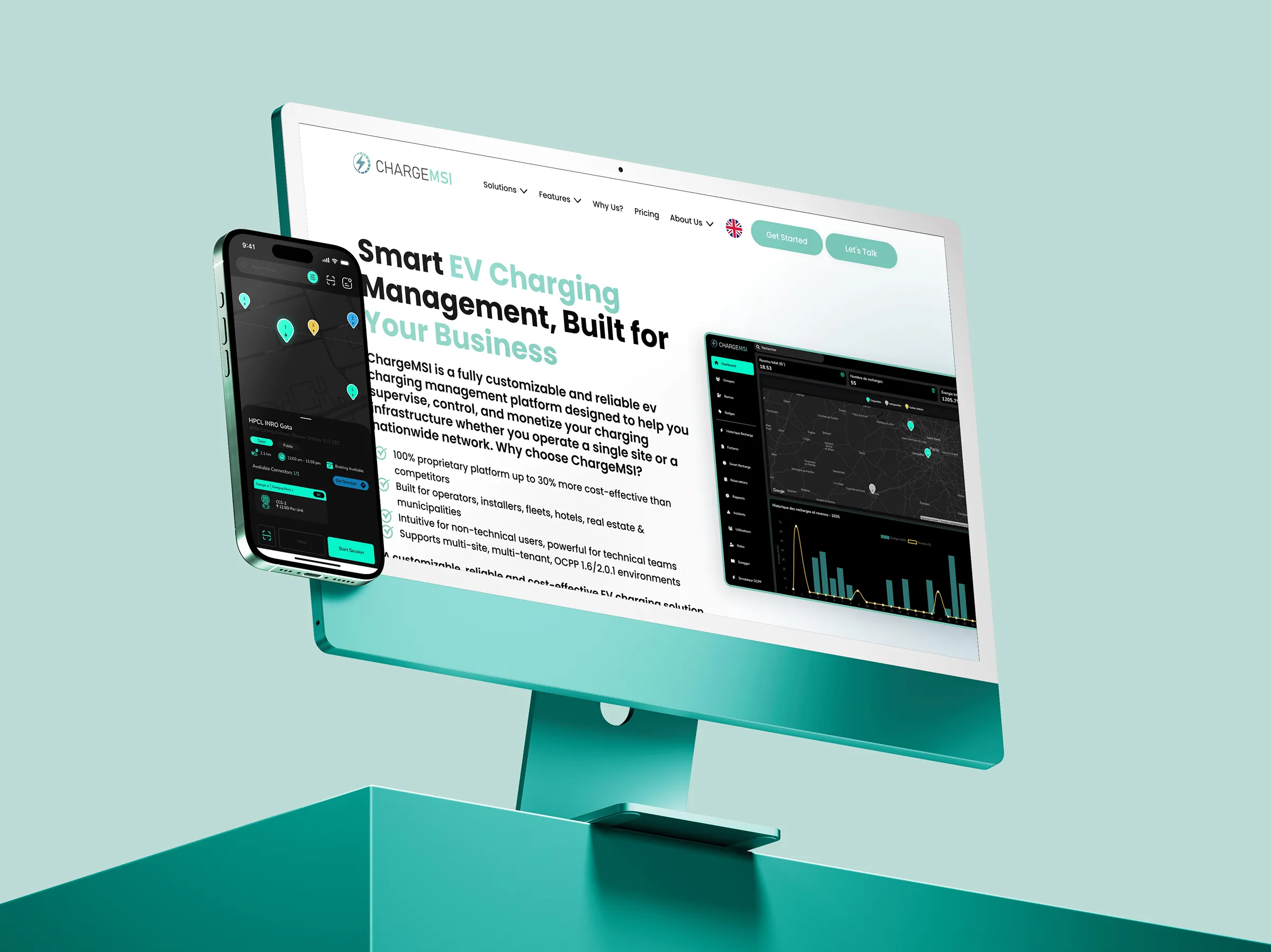 ChargeMSI – EV Charging Platform Website