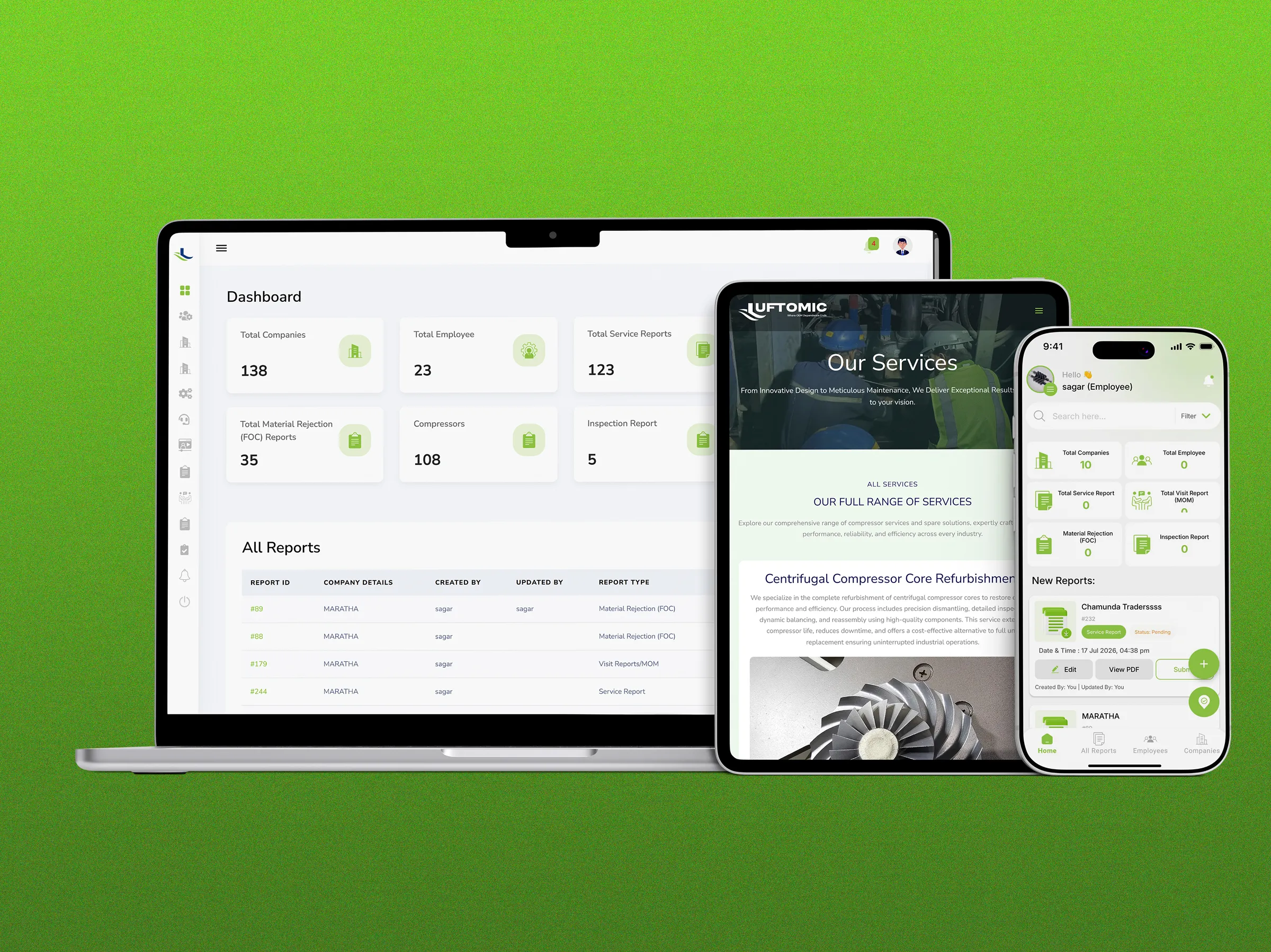 Luftomic – Field Service Management Platform